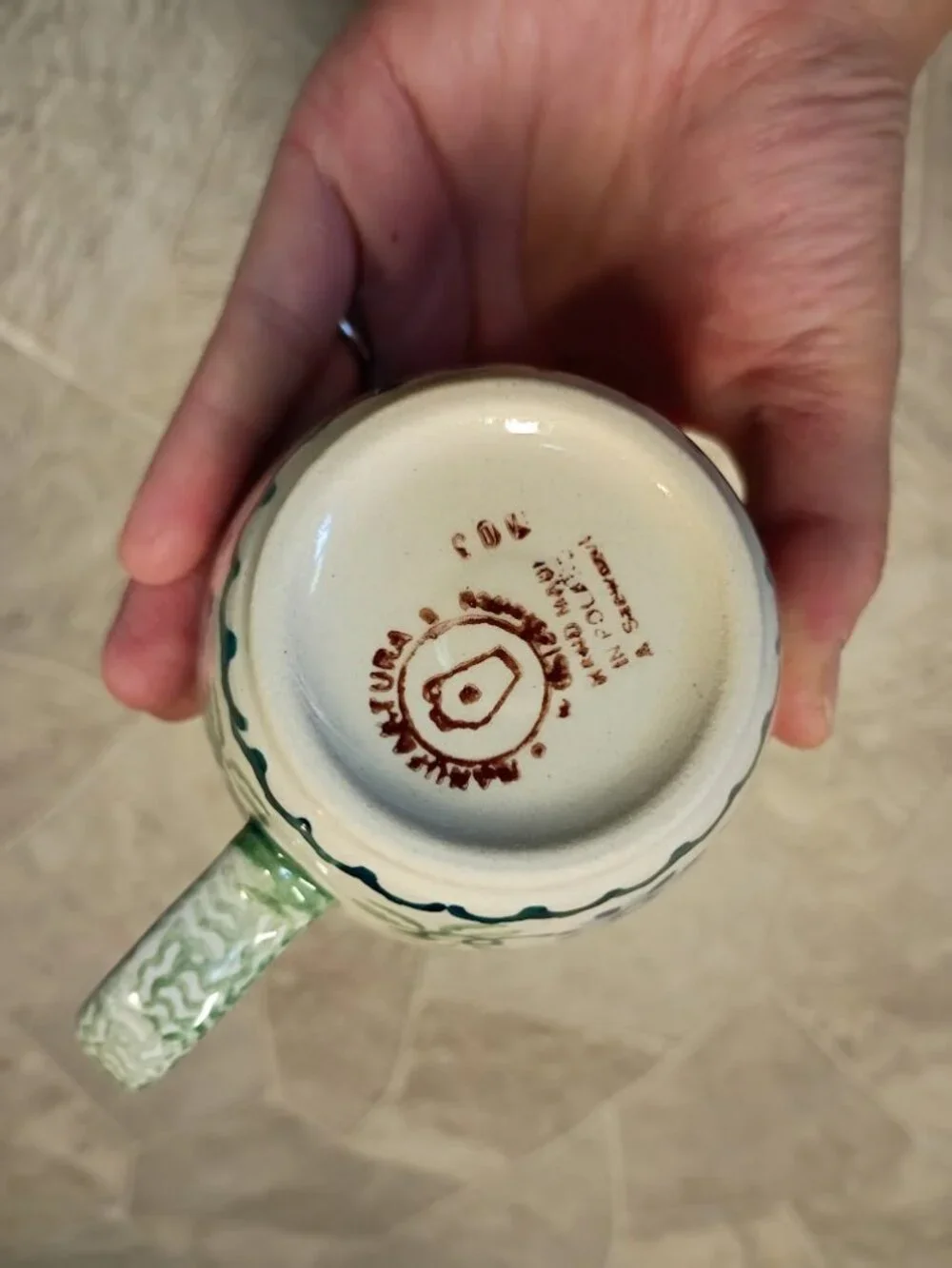 Polish Pottery Mug